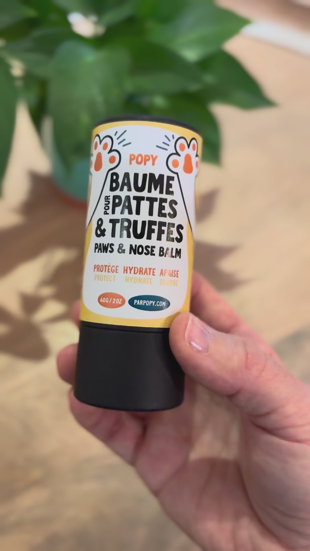 Natural Paws & Nose Balm - POPY